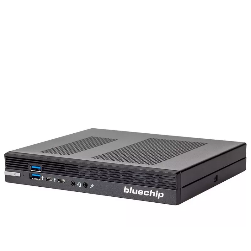 bluechip BUSINESSline S3136 Intel® Core™ i3 procesorius 14100 / iki 4,70 GHz, Windows 11 Pro, 8 GB DDR5, 500 GB NVMe SSD, Intel® Wi-Fi 6 AX201, Bluetooth 5.3, 1 × RJ45 (2,5 Gb/s), Intel® UHD grafika