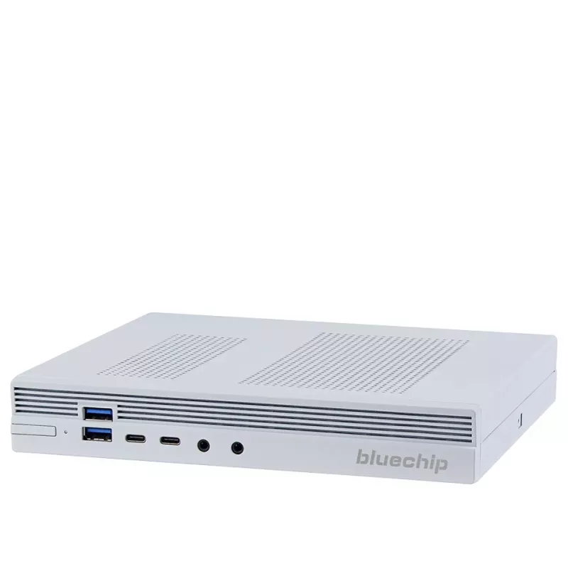 bluechip BUSINESSline S3160 *white* Intel® Core™ i5 procesorius 14400 / iki 4.70 GHz, Windows 11 Pro, 8 GB DDR5, 500 GB NVMe SSD, Intel® Wi-Fi 6, Bluetooth 5.3, 1 × RJ45 (2,5 Gb/s), Intel® UHD grafika