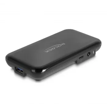 DeLOCK 64209 USB 3.2 Gen 2 Type-C šakotuvas 10000 Mbit/s Juoda