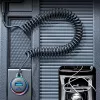 Automobilinis įkroviklis Joyroom JR-CL07 3-in-1 60W su įmontuotu USB-C laidu 1,6 m, juodas