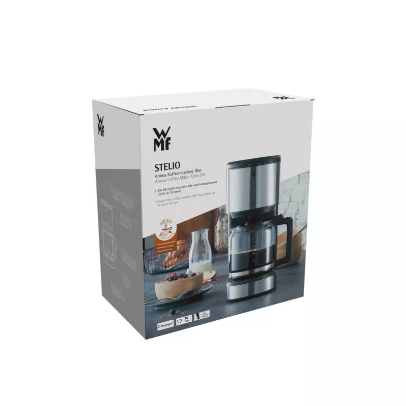 WMF Stelio 0412150011 pusiau automatinis lašinamas kavos aparatas 1,25 l