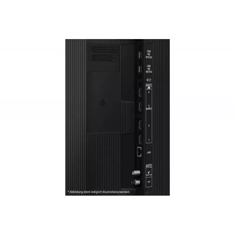 Televizorius Samsung Neo QLED GQ85QN70FAU 85 colių (2,16 m) 4K Ultra HD išmanusis televizorius, Wi‑Fi, DVB-C/S2/T2, juodas