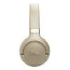 Ausinės JBL Tune 680NC, laidinės ir belaidės (Bluetooth, USB-C), antausinės, galvos juosta, smėlio spalvos, 20–20000 Hz, 161 g