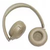 Ausinės JBL Tune 680NC, laidinės ir belaidės (Bluetooth, USB-C), antausinės, galvos juosta, smėlio spalvos, 20–20000 Hz, 161 g