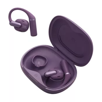 JBL Sense Pro TWS Bluetooth ausinės su ausies lankeliu Intraaural 20–40000 Hz USB-C įkrovimo stovas Violetinė