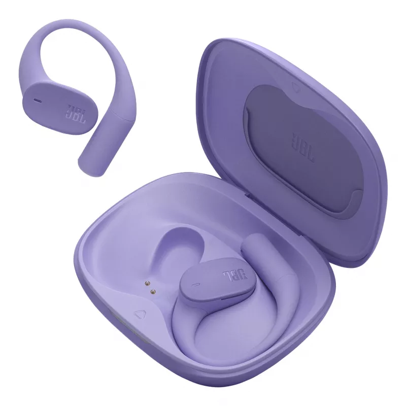 JBL Sense Lite ausinės belaidės užkabinamos už ausies muzikai Bluetooth violetinės