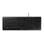 CHERRY STREAM klaviatūra Namams/Biurui USB QWERTY portugalų Juoda Pilka Viso dydžio 115 klavišų