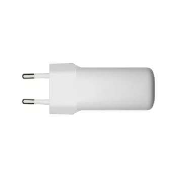 Sieninis USB-C įkroviklis 45 W d bramante re-charge Pro — vidinis AC, 110–240 V, baltas