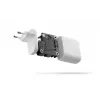 Sieninis USB-C įkroviklis 45 W d bramante re-charge Pro — vidinis AC, 110–240 V, baltas