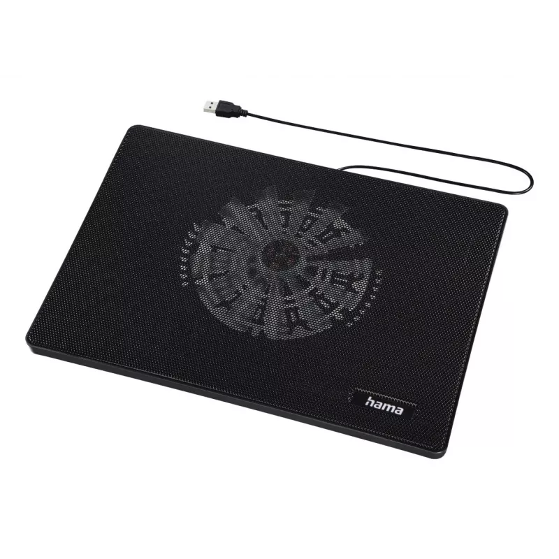 Hama plonas nešiojamojo kompiuterio aušinimo stovas 39,6 cm (15,6 colio) juodas