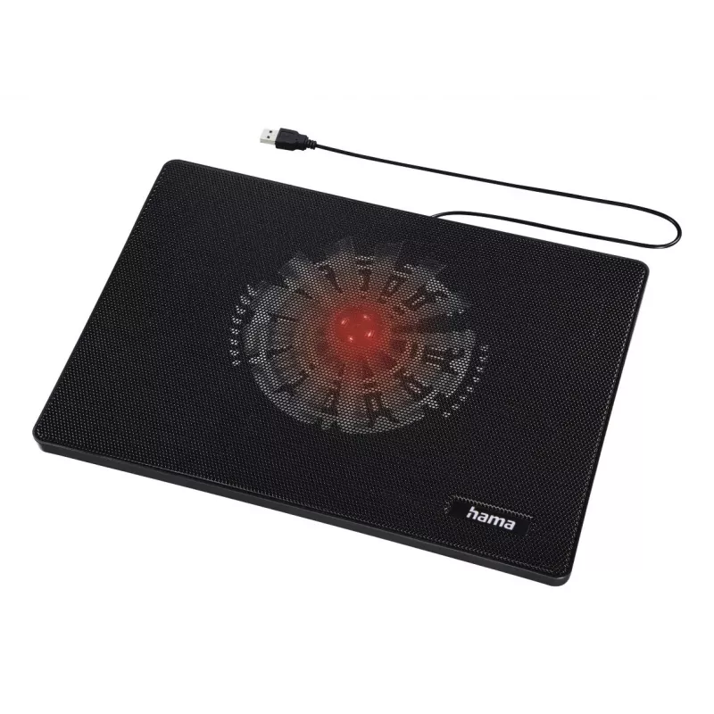 Hama plonas nešiojamojo kompiuterio aušinimo stovas 39,6 cm (15,6 colio) juodas