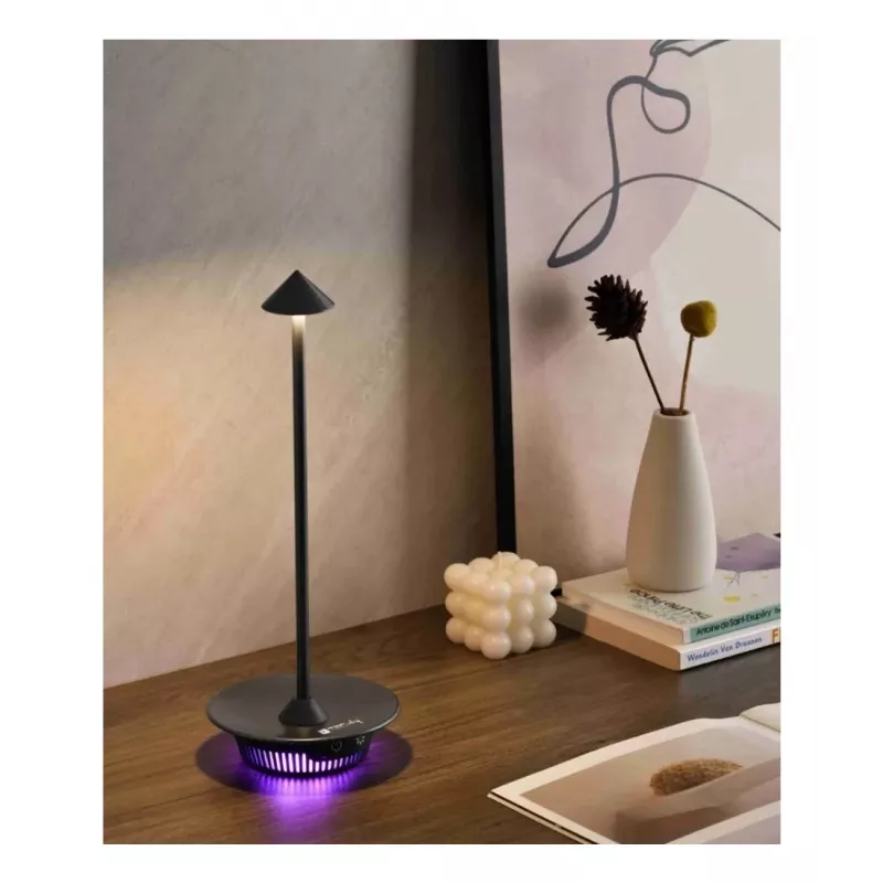 Techly I-LAMP-TABLE3 stalinė lempa SMD LED modulis 1 W SMD LED D Juoda