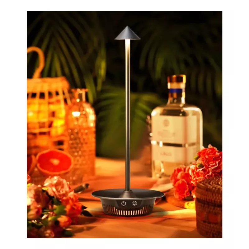 Techly I-LAMP-TABLE3 stalinė lempa SMD LED modulis 1 W SMD LED D Juoda