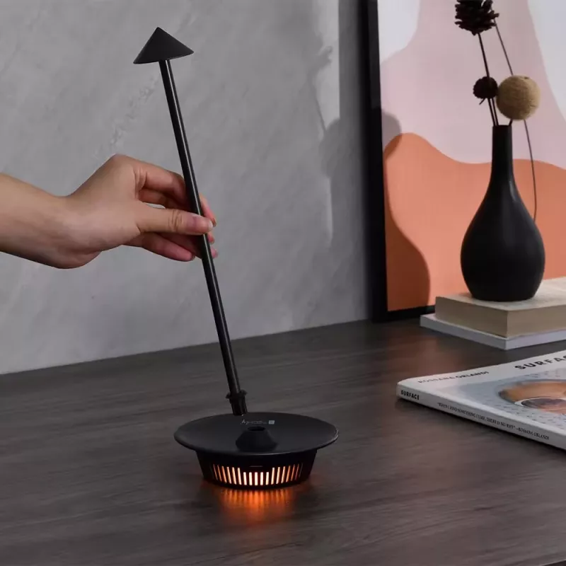 Techly I-LAMP-TABLE3 stalinė lempa SMD LED modulis 1 W SMD LED D Juoda