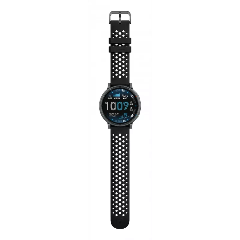 Išmanusis laikrodis Amazfit Active Max apvalus AMOLED 1,5 colio 480×480 jutiklinis ekranas 64 MB RAM 4 GB 658 mAh juodas