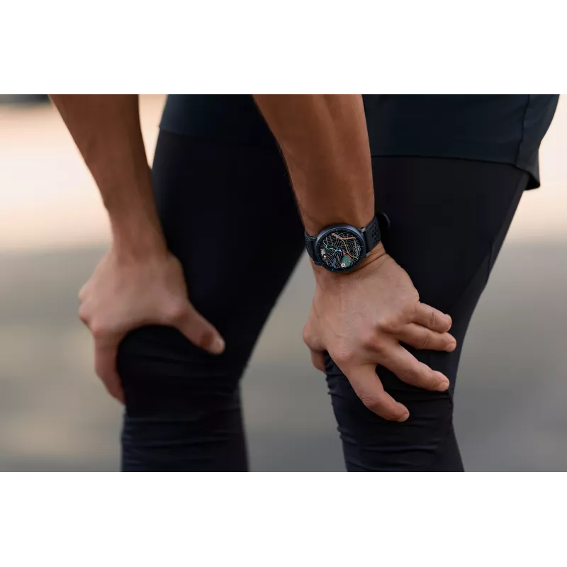 Išmanusis laikrodis Amazfit Active Max apvalus AMOLED 1,5 colio 480×480 jutiklinis ekranas 64 MB RAM 4 GB 658 mAh juodas