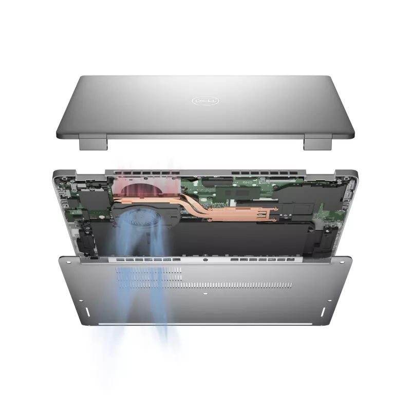 T1A DELL Latitude 5330 Intel® Core™ i7 i7-1265U Nešiojamasis kompiuteris 33,8 cm (13,3 col.) Full HD 16 GB DDR4-SDRAM 256 GB SSD Windows 11 Pro German Pilka