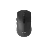 EQUIP abiem rankoms tinkama 6 mygtukų dviejų režimų belaidė pelė, optinė 1600 DPI, RF + Bluetooth, juoda