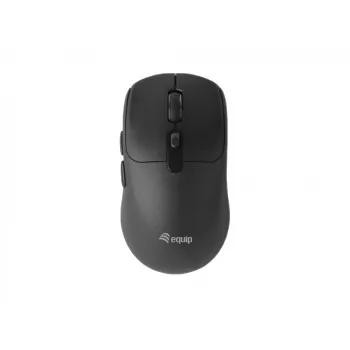 EQUIP abiem rankoms tinkama 6 mygtukų dviejų režimų belaidė pelė, optinė 1600 DPI, RF + Bluetooth, juoda