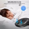 EQUIP abiem rankoms tinkama 6 mygtukų dviejų režimų belaidė pelė, optinė 1600 DPI, RF + Bluetooth, juoda
