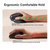 EQUIP ergonomic right-hand vertical wireless pelė 1600 DPI, RF Wireless + Bluetooth, rechargeable, 6 buttons, Juoda