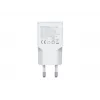 EQUIP 2 prievadų 30 W GaN plonas USB-C PD įkroviklis — 2 USB-C prievadai, 100–240 V įvestis, maks. 20 V išvestis, baltas