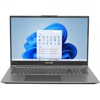 TERRA MOBILE 1717R Intel® Core™ i5 i5-1334U Laptop 43.9 cm (17.3 col.) Full HD 16 GB DDR4-SDRAM 1 TB SSD Wi-Fi 6 (802.11ax) Windows 11 Home Vokiška Pilka