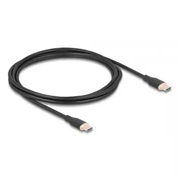 USB laidas DeLOCK 81239 2,5 m USB C juodas USB 2.0 0,48 Gbit/s