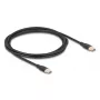 USB laidas DeLOCK 81239 2,5 m USB C juodas USB 2.0 0,48 Gbit/s