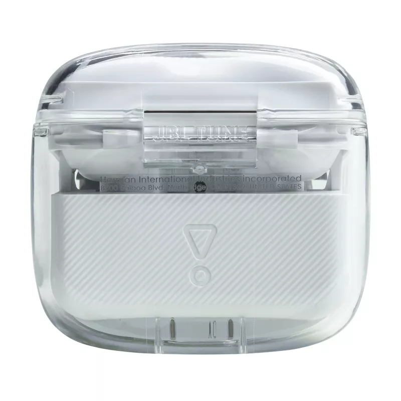 JBL Tune Flex Ghost Edition ausinės True Wireless Stereo (TWS) į ausis dedamos Skambučiams / muzikai Bluetooth permatomos, baltos