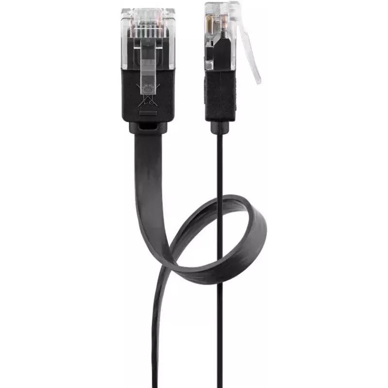 Tinklo kabelis Goobay 95388 Juodas 7 m Cat6 U/UTP