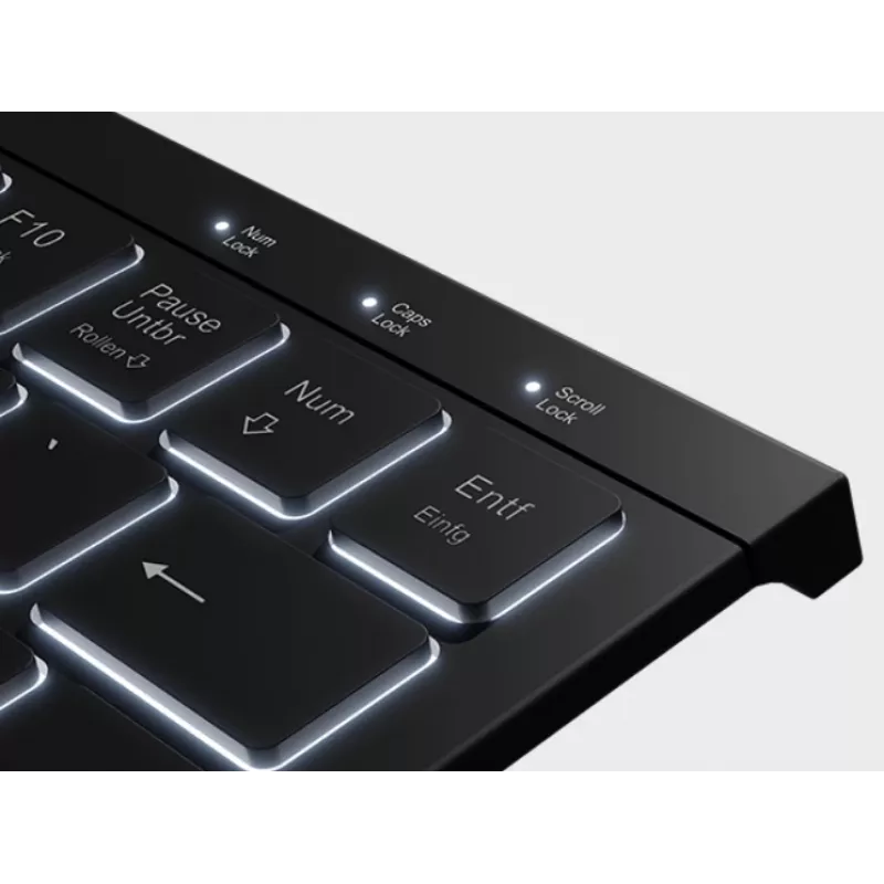 KeySonic KSK-5010ELC (DE) klaviatūra Namų USB QWERTZ Vokiška Juoda