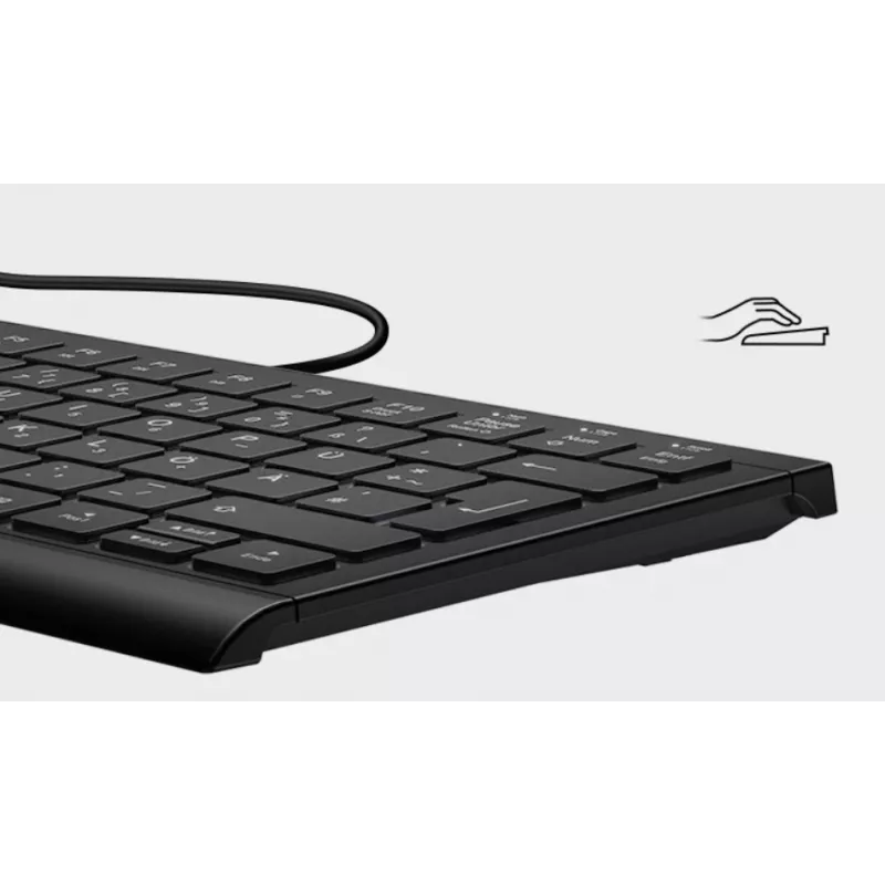 KeySonic KSK-5010ELC (DE) klaviatūra Namų USB QWERTZ Vokiška Juoda