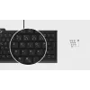 KeySonic KSK-5010ELC (DE) klaviatūra Namų USB QWERTZ Vokiška Juoda