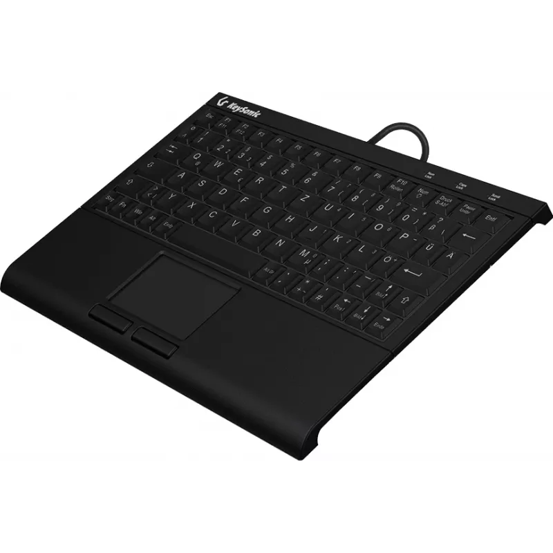 KeySonic KSK-3211ELU (DE) klaviatūra Namų USB QWERTZ Vokiečių Juoda