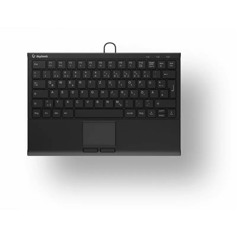 KeySonic KSK-5211ELU (DE) klaviatūra Namų USB QWERTZ vokiška juoda