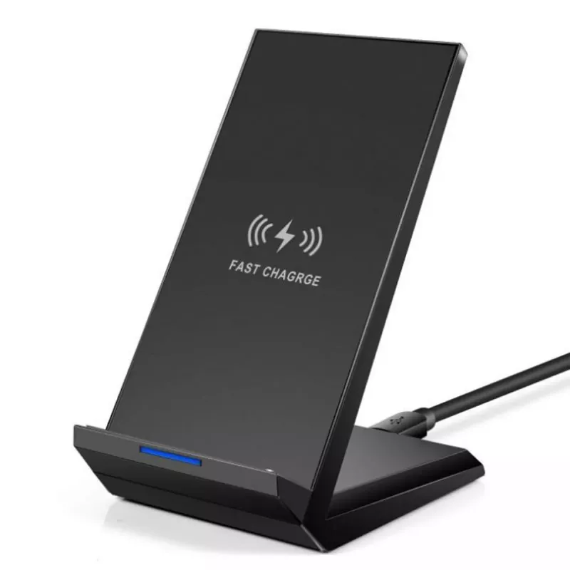 Vidaus įkroviklis 2GO 797330 išmaniajam telefonui, juodas, USB, belaidis greitasis įkrovimas