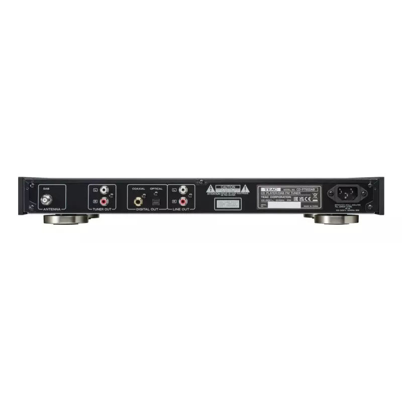 CD grotuvas CD įrašymo įrenginys TEAC CD-P750DAB-B Juodas DAB+ FM