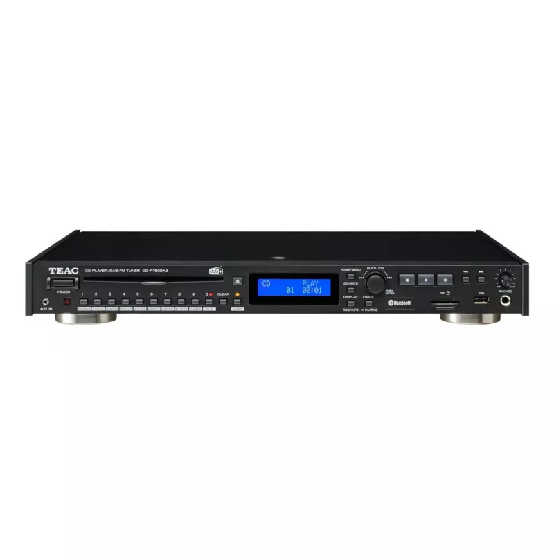 CD grotuvas CD įrašymo įrenginys TEAC CD-P750DAB-B Juodas DAB+ FM