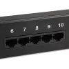 “Equip” 25 prievadų Cat.3 RJ45 ISDN jungčių skydelis, juodas