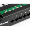 “Equip” 25 prievadų Cat.3 RJ45 ISDN jungčių skydelis, juodas
