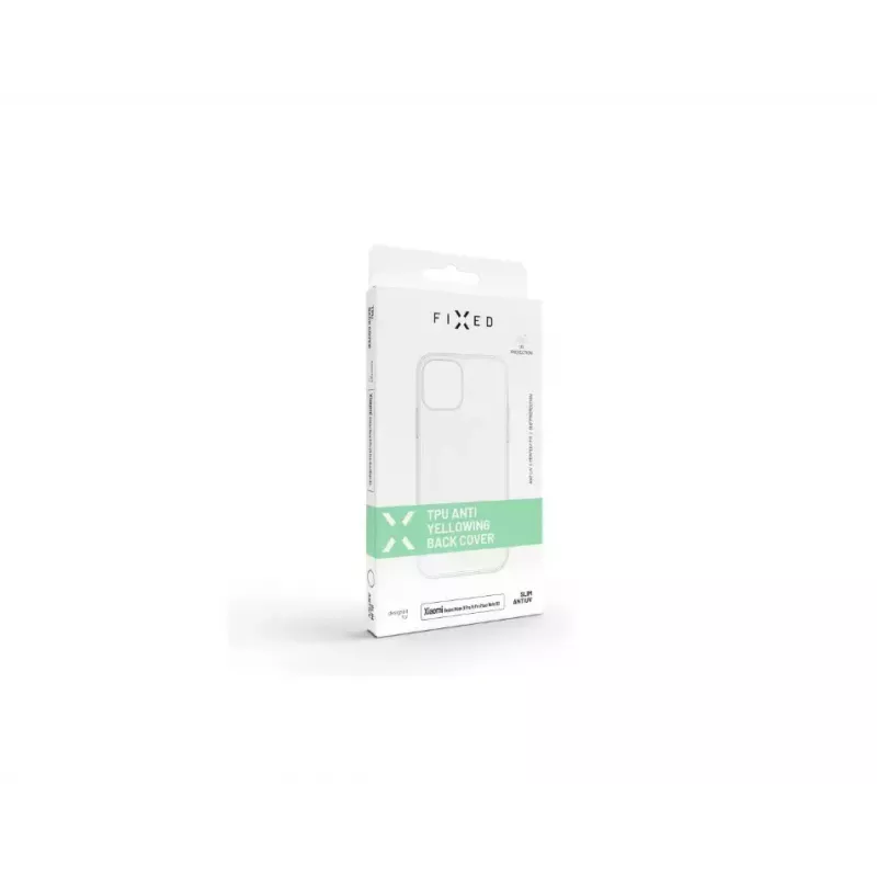 Fiksuota galinė dėklo dalis, skirta „Xiaomi Redmi Note 13 Pro 5G“ / „POCO X6 5G“ — plona „AntiUV TPU“ permatoma