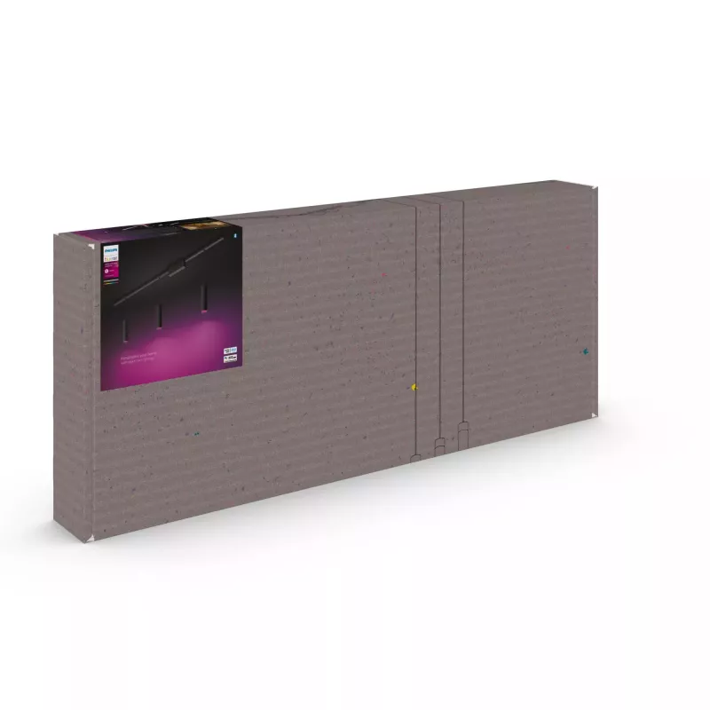 Philips Hue White and colour ambience Perifo tiesio pagrindo lubų komplektas (3 šviestuvai)