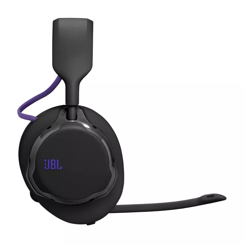 Ausinės JBL Quantum 650 — belaidės žaidimų, Bluetooth, USB‑C, circumauralinės, juodos, 20–20 000 Hz, 331,5 g