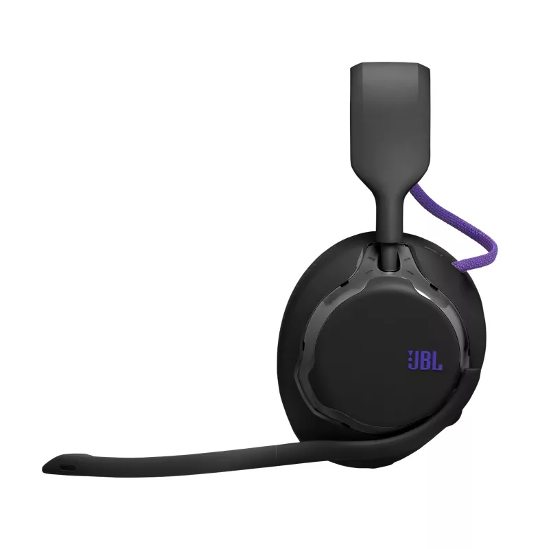Ausinės JBL Quantum 650 — belaidės žaidimų, Bluetooth, USB‑C, circumauralinės, juodos, 20–20 000 Hz, 331,5 g