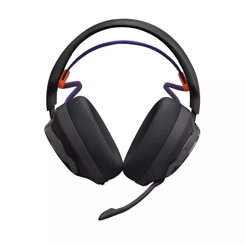 Ausinės JBL Quantum 650 — belaidės žaidimų, Bluetooth, USB‑C, circumauralinės, juodos, 20–20 000 Hz, 331,5 g
