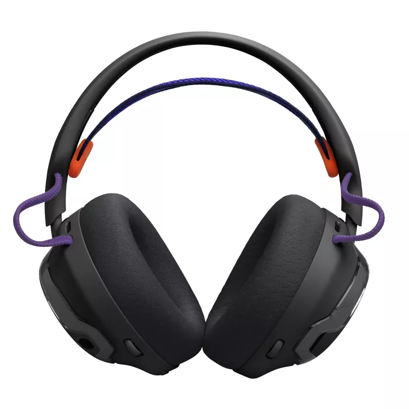 Ausinės JBL Quantum 650 — belaidės žaidimų, Bluetooth, USB‑C, circumauralinės, juodos, 20–20 000 Hz, 331,5 g