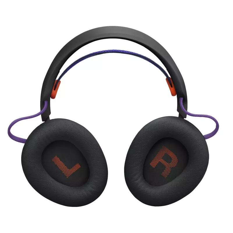 Ausinės JBL Quantum 650 — belaidės žaidimų, Bluetooth, USB‑C, circumauralinės, juodos, 20–20 000 Hz, 331,5 g