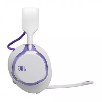 Ausinės JBL Quantum 650 — belaidės Bluetooth, USB-C, aplink ausis, galvos juostos, baltos, 20–20000 Hz