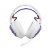 Ausinės JBL Quantum 650 — belaidės Bluetooth, USB-C, aplink ausis, galvos juostos, baltos, 20–20000 Hz